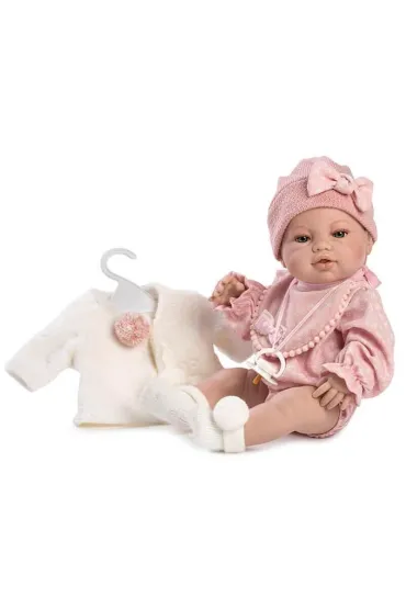 Lalka hiszpa�ska bobas Manita z akcesoriami 42cm Berbesa