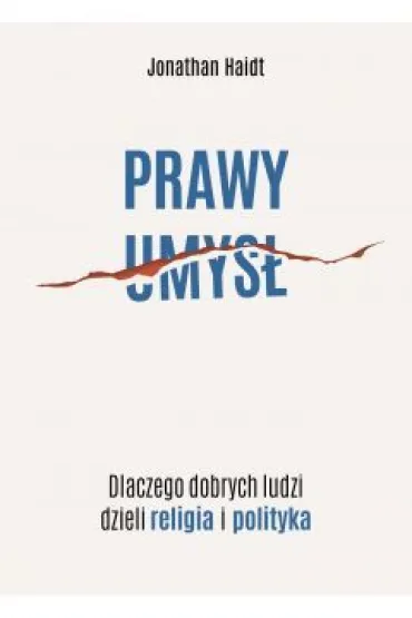 Prawy umys�. Dlaczego dobrych ludzi dzieli religia i polityka - Jonathan Haidt