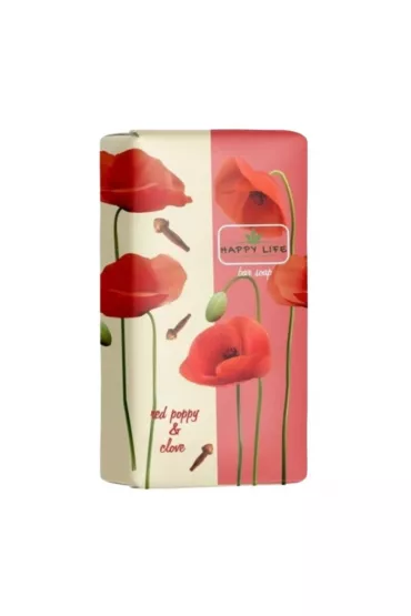 Happy Life Myd�o toaletowe Czerwony mak 180 g