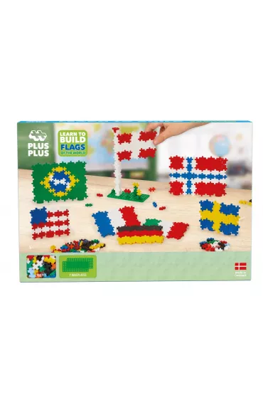 Klocki Plus-Plus Naucz si� budowa� flagi �wiata