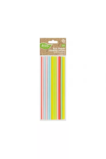 Godan S�omki papierowe pastelowe mix 197 x 6mm 24 szt.