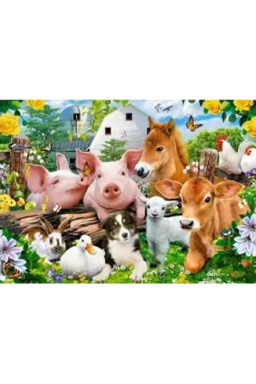 Puzzle 60 el. Farm Friends Castorland
