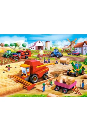 Puzzle 60 el. Work on the Farm Castorland