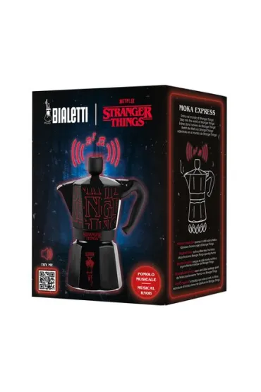 Bialetti Kawiarka Moka Express Sound Stranger Things 6tz 250 ml