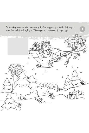 Zgadywanie-doklejanie. Magiczne �wi�ta - Sabina  Grabias