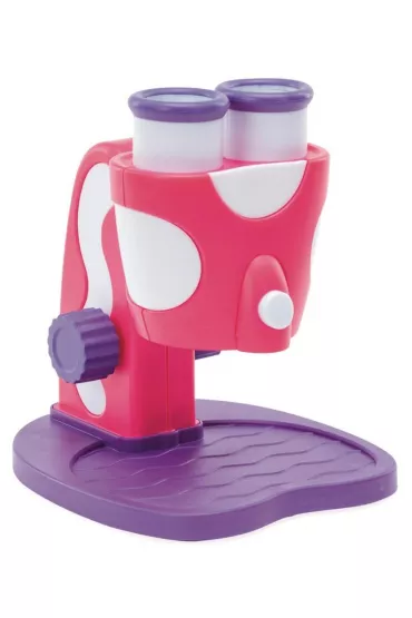 GeoSafari Jr. Mikroskop dla dzieci x 8 (r�owy) Cass film
