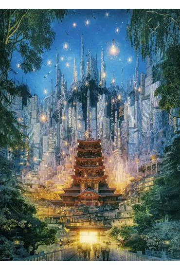 Puzzle 1000 el. Miasta przysz�o�ci, Portal Heye