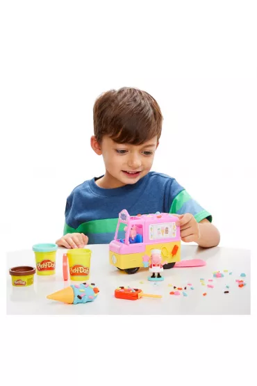 Play-Doh ciastolina �winka Peppa auto z lodami F3597 /3 Hasbro