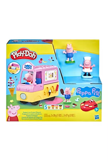 Play-Doh ciastolina �winka Peppa auto z lodami F3597 /3 Hasbro