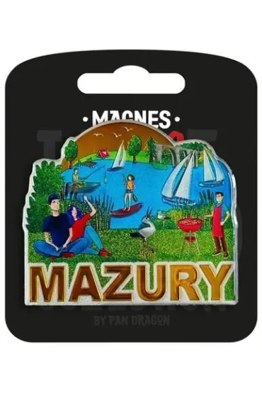 Pan Dragon Magnes I love Poland Mazury ILP-MAG-C-MAZ-39