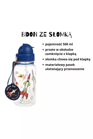 b.box Zestaw �niadaniowy lunchbox i bidon Kosmos
