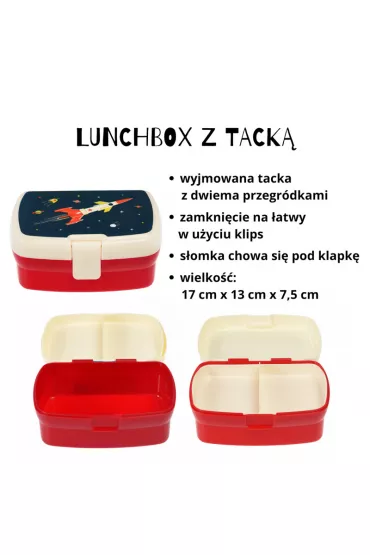 b.box Zestaw �niadaniowy lunchbox i bidon Kosmos