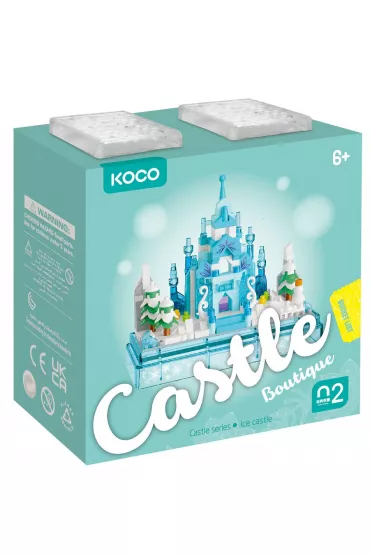 Klocki KOCO Lodowy zamek 381 element�w