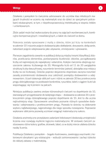 Dzia�ania z pomys�em. Dodawanie i odejmowanie w zakresie 20 - �anetta Lema�ska