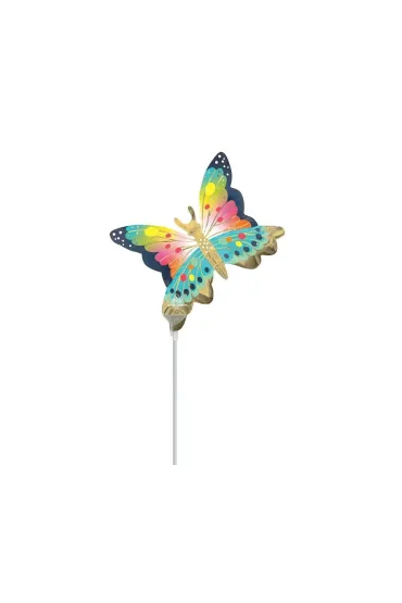 Balon foliowy kolorowy motyl