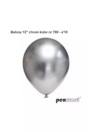 Penword Balony chromowane srebrne 30,5cm