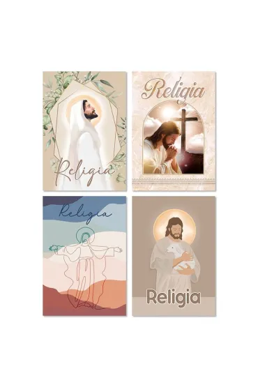 ZESZYT DO RELIGII Z PODDRUKIEM, JEZUS A5 60 10 szt.