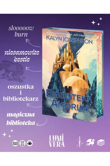 Biblioteka Amorlin (barwione brzegi) - Kalyn  Josephson