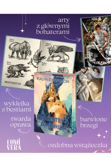 Biblioteka Amorlin (barwione brzegi) - Kalyn  Josephson