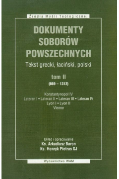 Dokumenty Soborw Powszechnych, tom II (869-1312) - Broszura