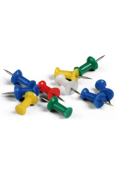 Office Products Pinezki beczu�ki kolorowe w pude�ku 25 szt.