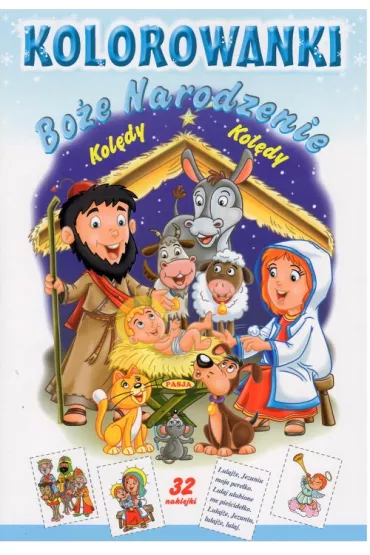 Kol�dy. Bo�e Narodzenie. Kolorowanki