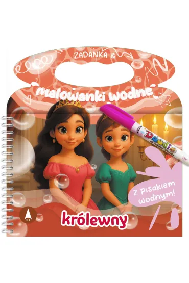 Malowanka 200X140 Zadanka & malowanki wodne. Kr�lewny  PISAK SKRZAT 981208 - Wioleta �y�owska