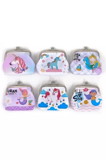 Adar Portmonetka dziewcz�ca MIX 10x9cm