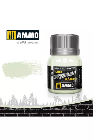 Ammo: DIO Drybrush - Bright Green 40 ml