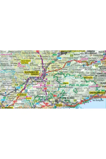 Katalonia map&guide XL PL laminat 2024
