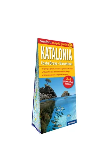 Katalonia map&guide XL PL laminat 2024