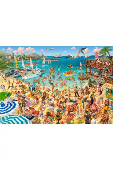 Puzzle 1000 el. Fun by the Sea (Art Collection) Castorland