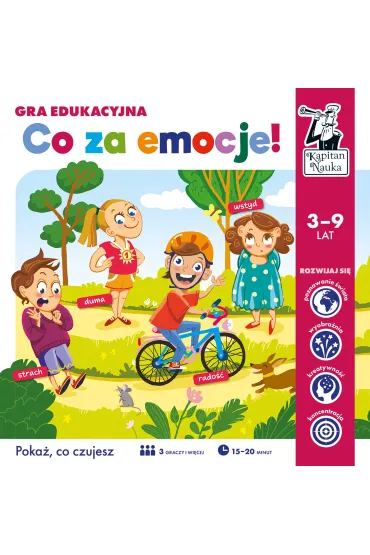 Kapitan Nauka. Co za emocje! Gra edukacyjna Edgard - Hubert Bobrowski
