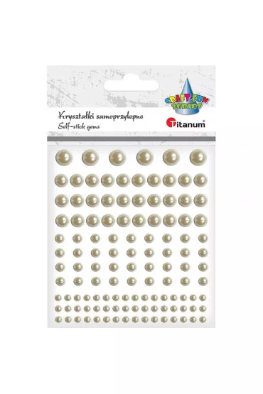 Titanum Kryszta�ki samoprzylepne Per�y 120 szt.