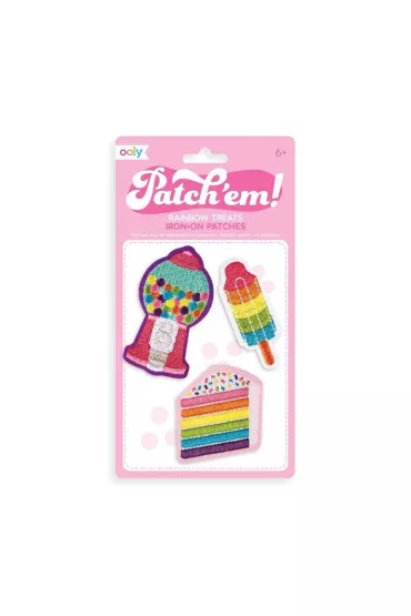 Kolorowe Baloniki Naprasowanki Patch Em - T�czowe Przysmaki