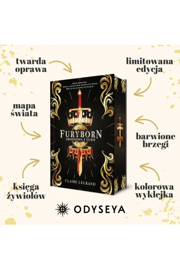 Furyborn. Zrodzona z furii (barwione brzegi) - Claire  Legrand