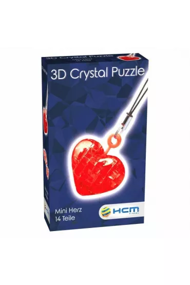 Puzzle 3D mini Crystal 14 el. Serce Bard Centrum Gier