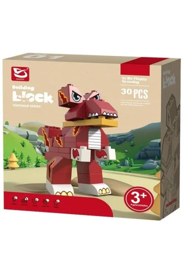 Klocki dinozaur 30el