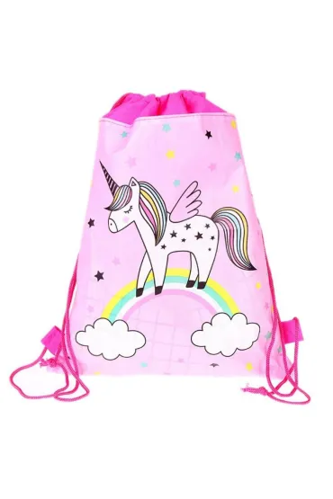 LeanToys Worek na buty Jednoro�ec T�cza r�owy