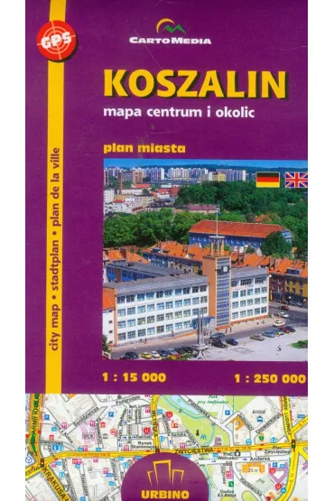 Koszalin mapa centrum i okolic