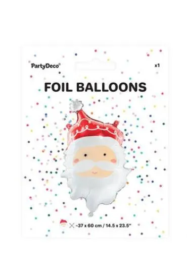 PartyDeco Balon foliowy Miko�aj mix 50x70 cm