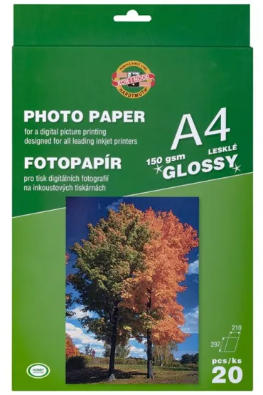 Koh-I-Noor Papier foto A4/20 150 g Gloss