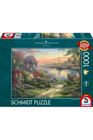 Puzzle 1000 Thomas Kinkade Port w Nowej Anglii/USA Schmidt