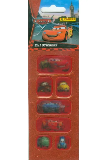 Panini Naklejki 2 w 1 Mini Disney Auta - Naklejki