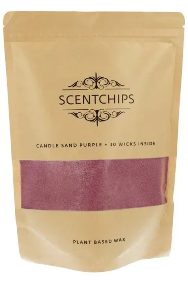 ScentChips �wieca sypana 500gr wosk per�owy fioletowy