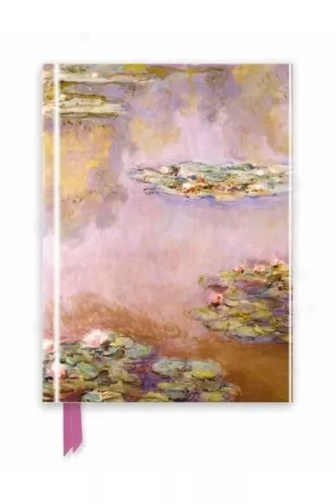 Flame Tree Notatnik A5 linia TW Lilie wodne Claude Mone