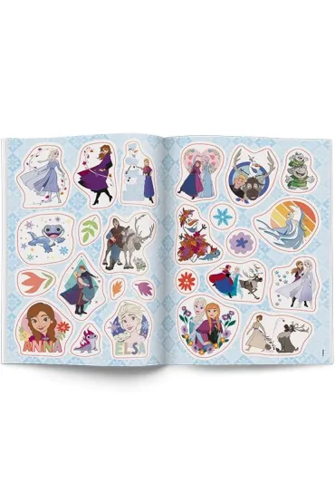 Disney Kraina Lodu. Kolorowanka z naklejkami