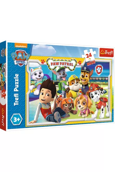 Puzzle maxi 24 el. Weso�a dru�yna Trefl
