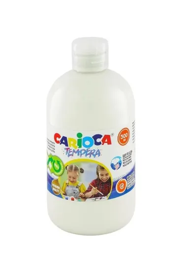 Farba tempera bia�a 500ml CARIOCA 500 ml
