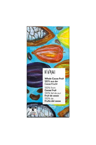 Vivani Tabliczka kakaowa z ca�ego owocu kakaowca 80 g Bio